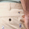 Mariner Short in Tan with Beer Cans by Castaway Clothing - Country Club Prep