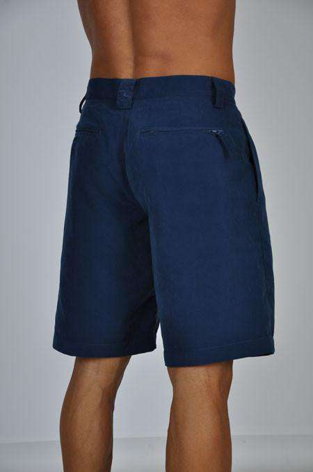 Memphis Blues Active Fit Short in Navy by Liquid Flow - Country Club Prep