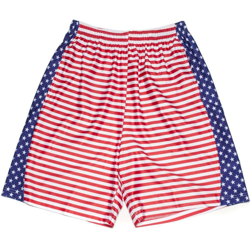 Men's Sam Shorts in Red, white and blue by Krass & Co. - Country Club Prep