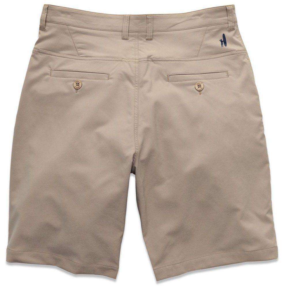 Mulligan "Prep-Formance" Shorts in Khaki by Johnnie-O - Country Club Prep