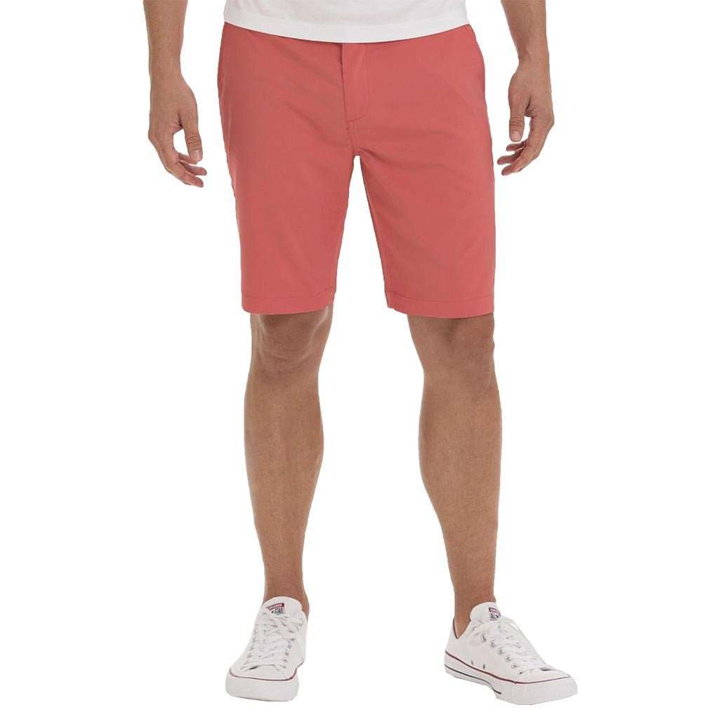 Mulligan "Prep-Formance" Shorts in Punch by Johnnie-O - Country Club Prep