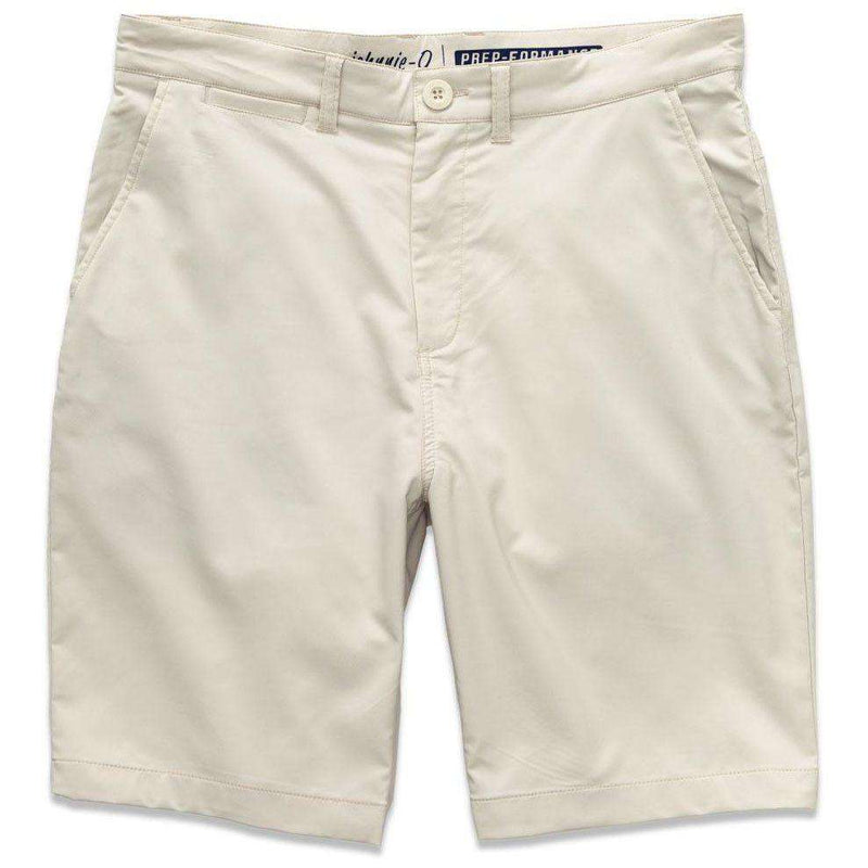 Mulligan "Prep-Formance" Shorts in Stone by Johnnie-O - Country Club Prep