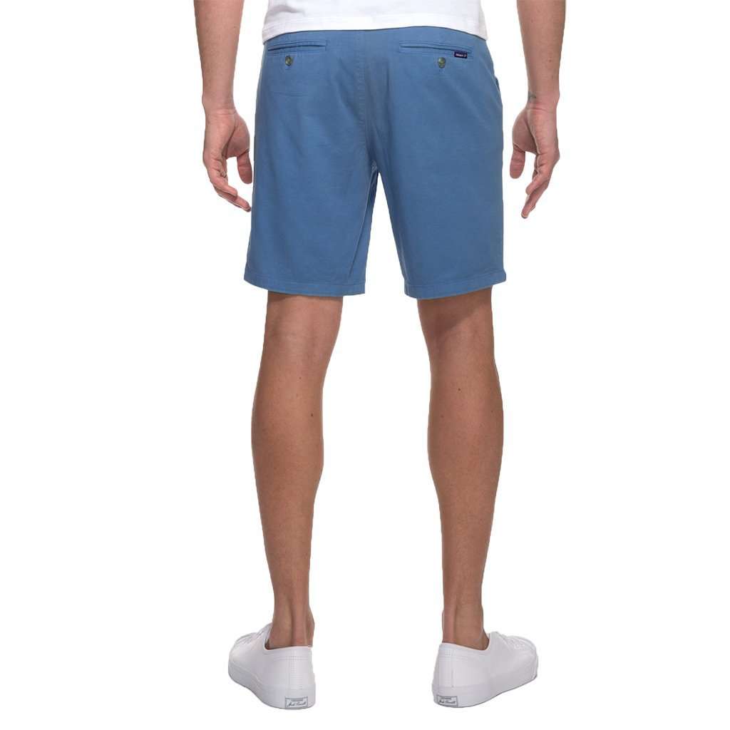 Neal Stretch Twill Shorts in Atlantic by Johnnie-O - Country Club Prep