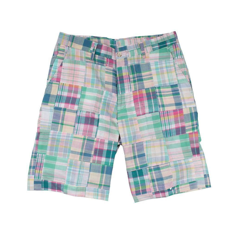 Pastel Patchwork Madras Shorts by Country Club Prep - Country Club Prep