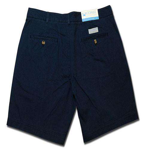 Pawleys Twill Shorts in Blue Moon by Coast - Country Club Prep