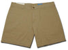 Pawleys Twill Shorts in Khaki by Coast - Country Club Prep