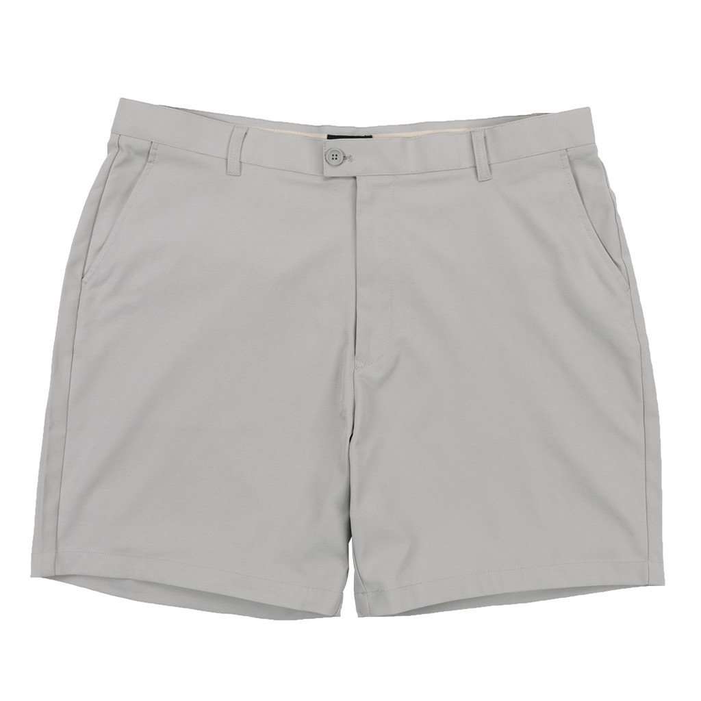 Peterson Performance Short in Light Gray by Southern Marsh - Country Club Prep