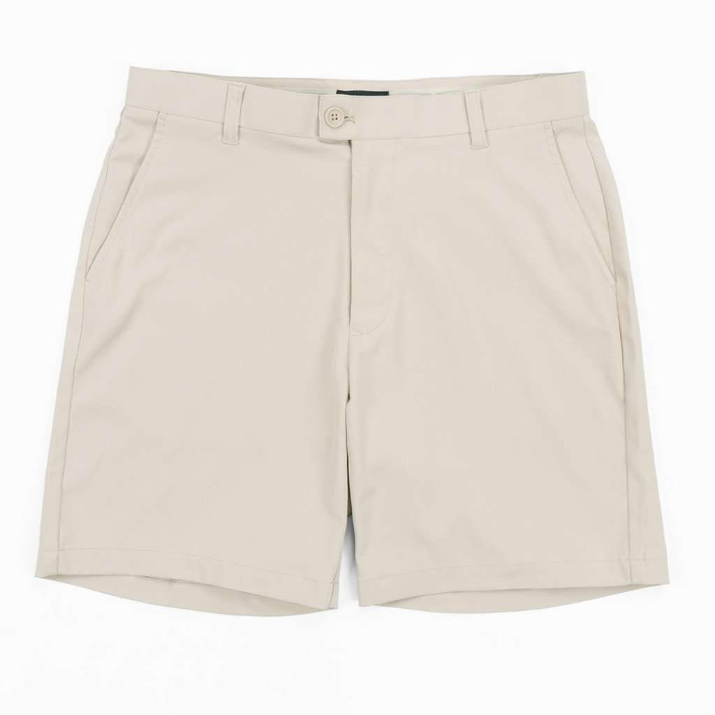 Peterson Performance Shorts in Pebble by Southern Marsh - Country Club Prep