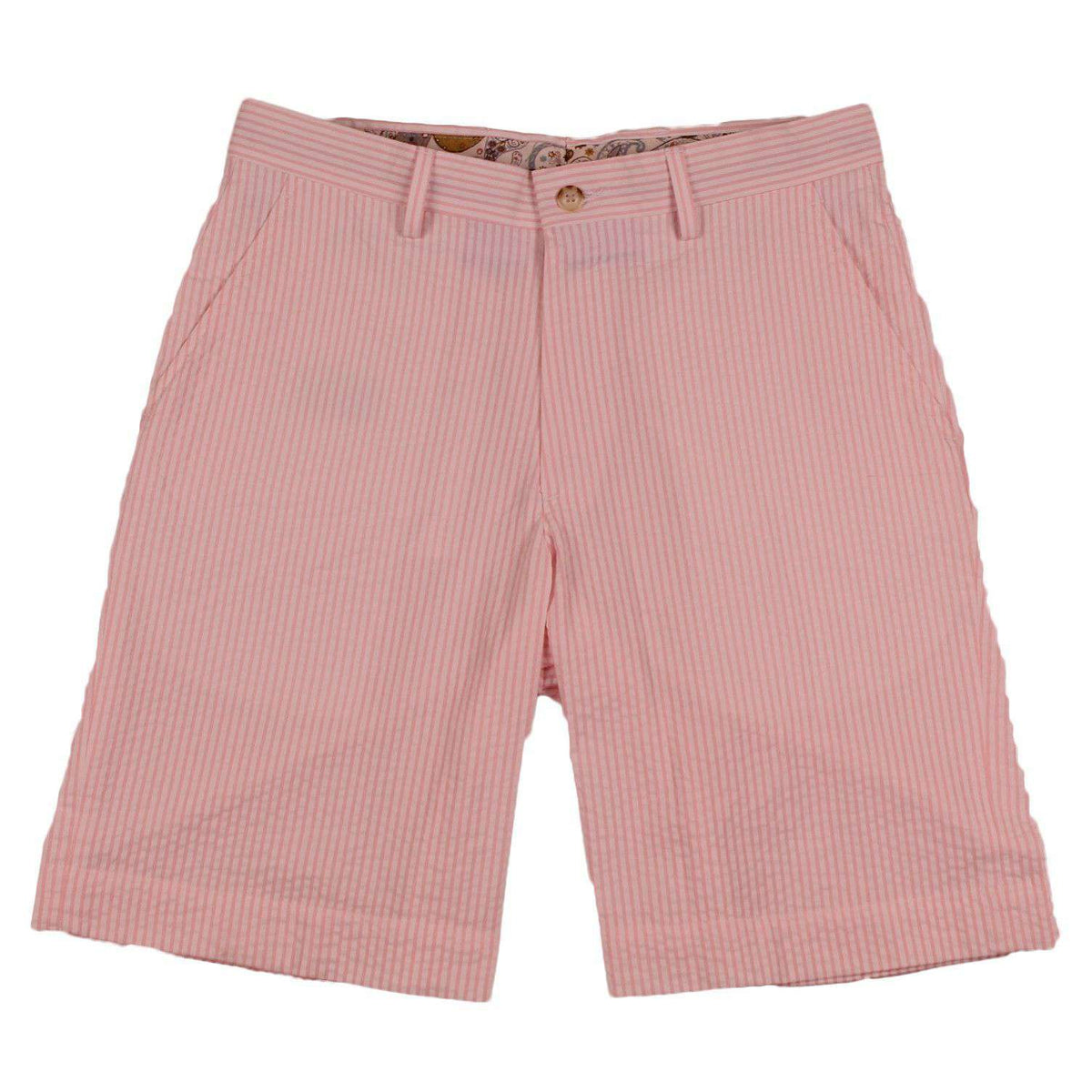 Pink Seersucker Shorts by Country Club Prep - Country Club Prep