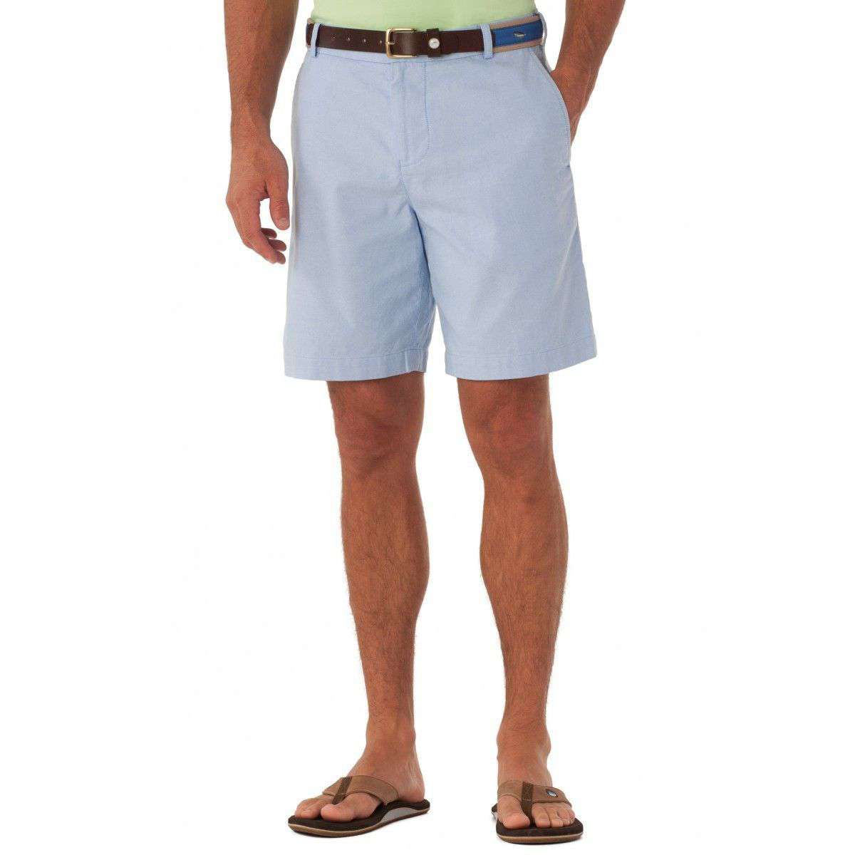 Pinpoint Oxford Shorts in Ocean Channel Blue by Southern Tide - Country Club Prep