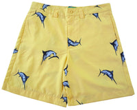 Pompano Beach Classic Fit Short in Yellow by Liquid Flow - Country Club Prep