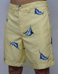 Pompano Beach Classic Fit Short in Yellow by Liquid Flow - Country Club Prep