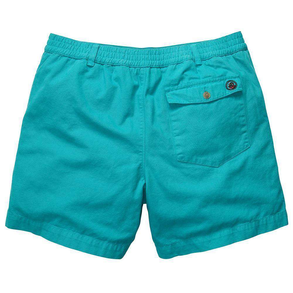 Preppy Camp Short in Turquoise by Southern Proper - Country Club Prep