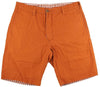 Reversible Shorts in Burnt Orange and White Gingham by Olde School Brand - Country Club Prep