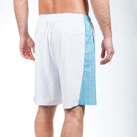 Sea King Shark Shorts in White by Krass & Co. - Country Club Prep