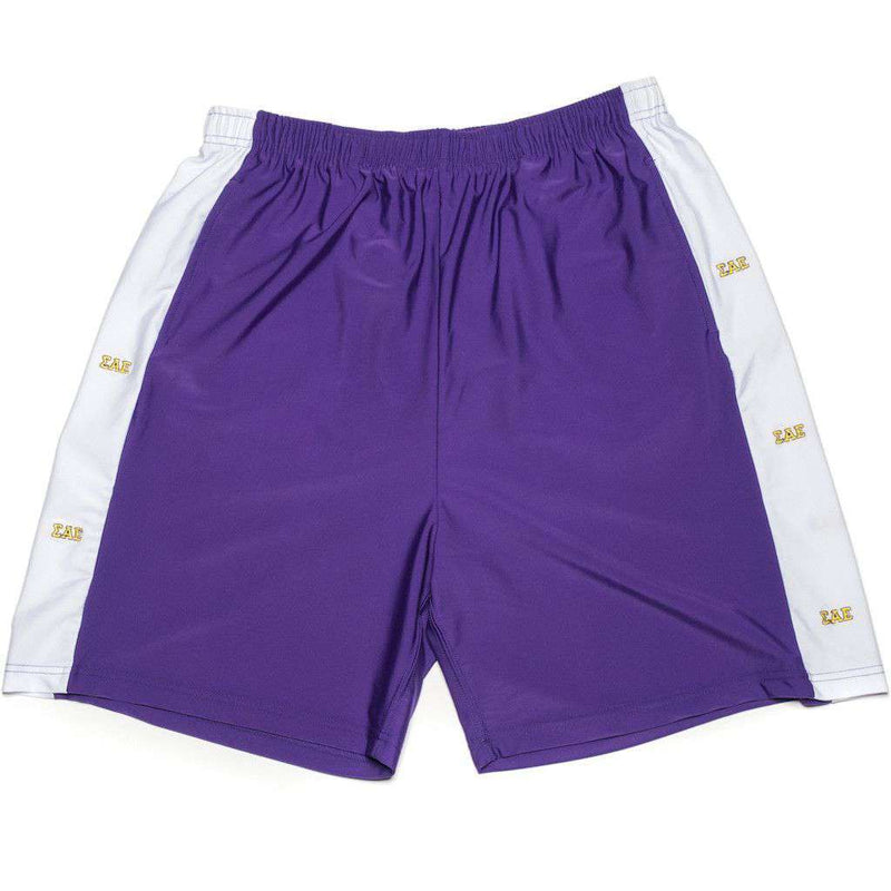 Sigma Alpha Epsilon Shorts in Royal Purple by Krass & Co. - Country Club Prep