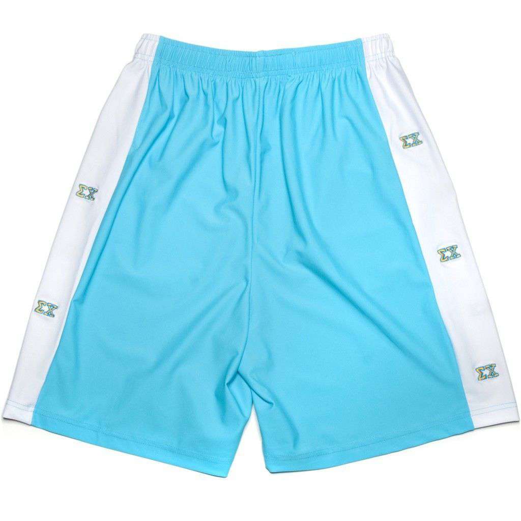 Sigma Chi Shorts in Ocean Blue by Krass & Co. - Country Club Prep