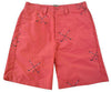 Stanwich Active Fit Short in Red by Liquid Flow - Country Club Prep