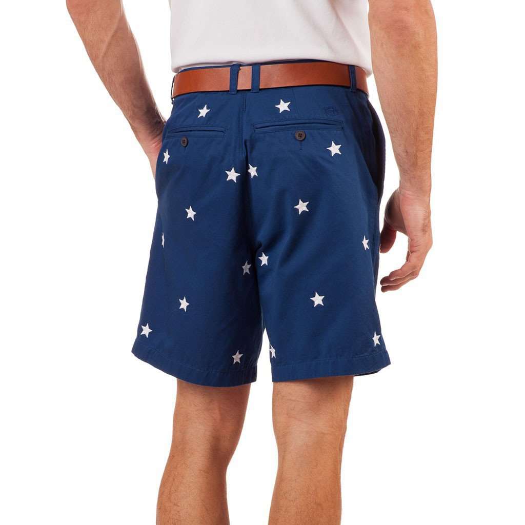 Star Spangled Short in Yacht Blue by Southern tide - Country Club Prep