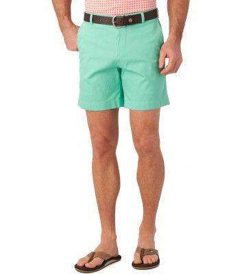 Summer Weight 7" Channel Marker Short in Bermuda Teal by Southern Tide - Country Club Prep