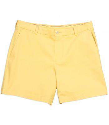 Summer Weight 9" Channel Marker Short in Sunshine by Southern Tide - Country Club Prep
