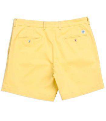 Summer Weight 9" Channel Marker Short in Sunshine by Southern Tide - Country Club Prep