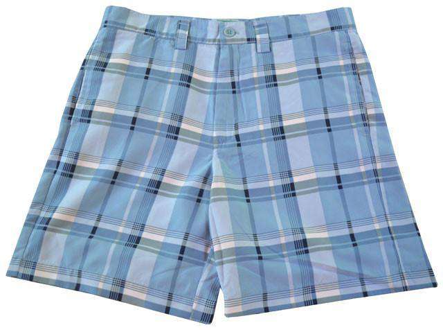 Tamarac Classic Fit Short in Blue by Liquid Flow - Country Club Prep