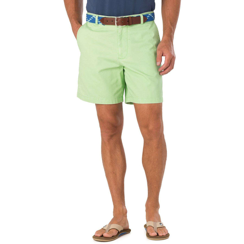 The 7" Skipjack Short in Kiwi by Southern Tide - Country Club Prep