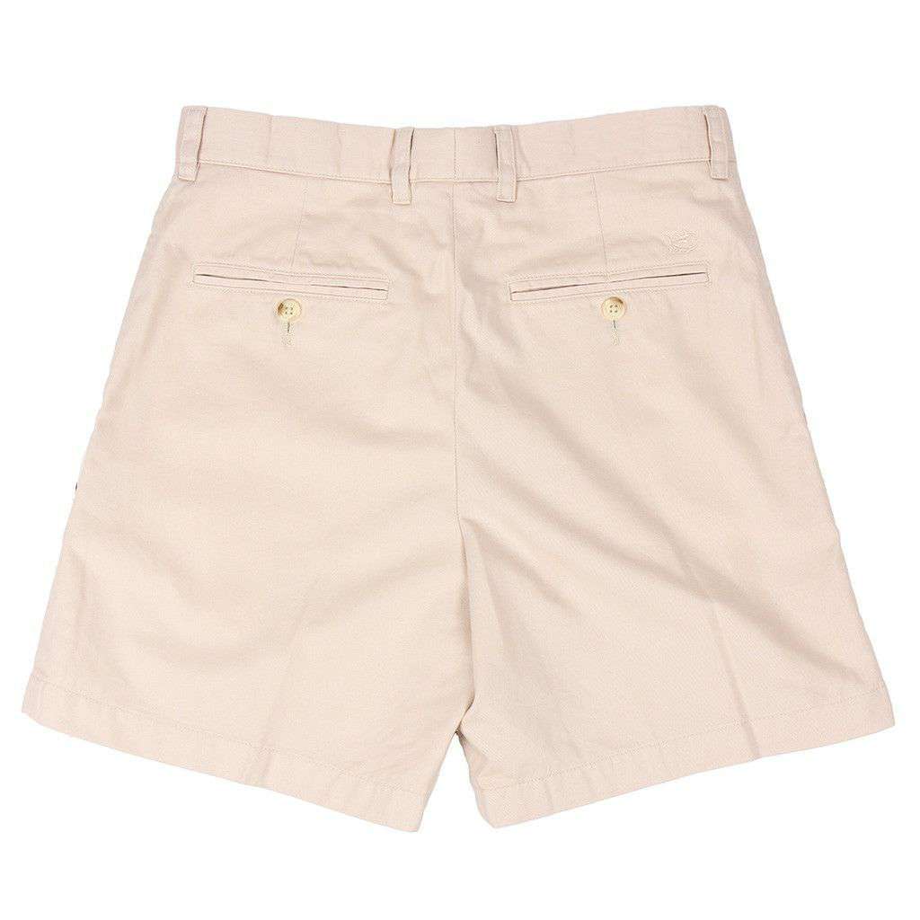 The 7" Skipjack Short in Stone by Southern Tide - Country Club Prep