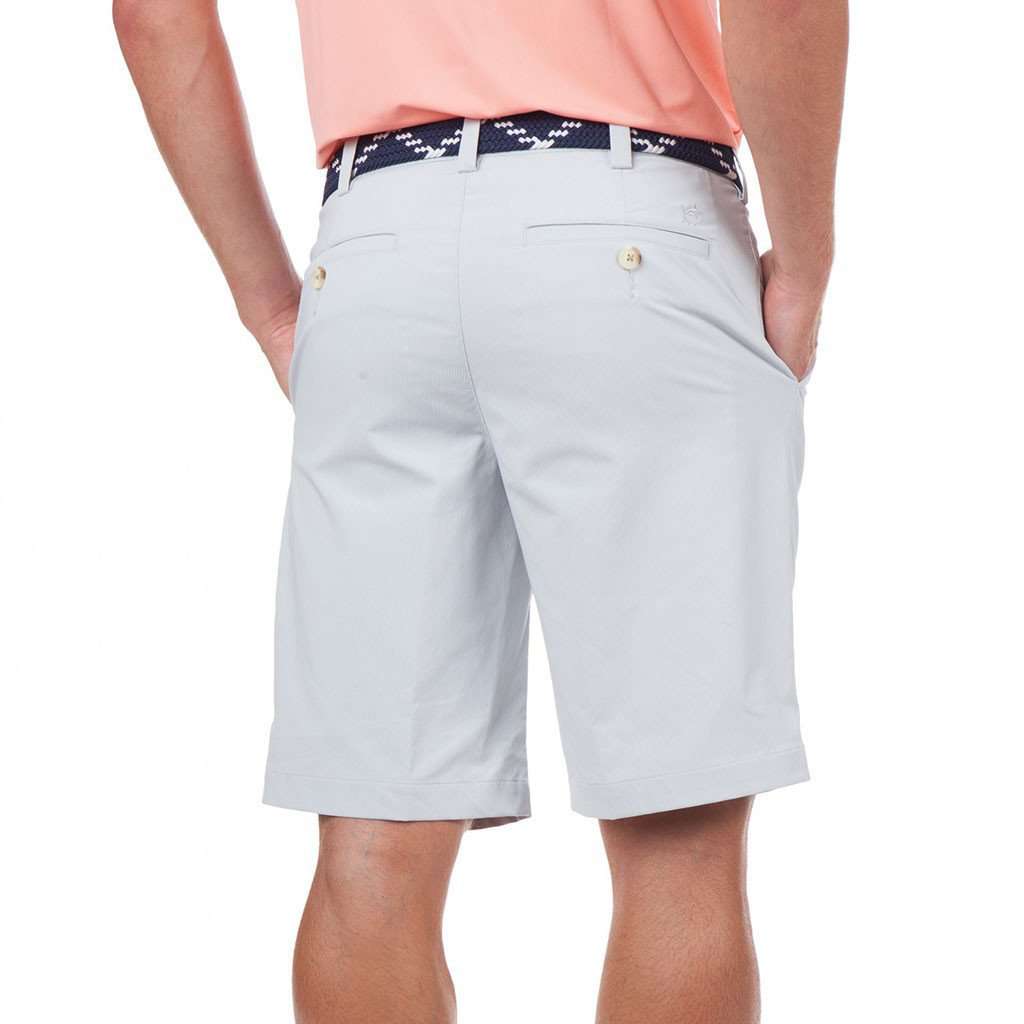 The 9" Skipjack Short in Steel Grey by Southern Tide - Country Club Prep