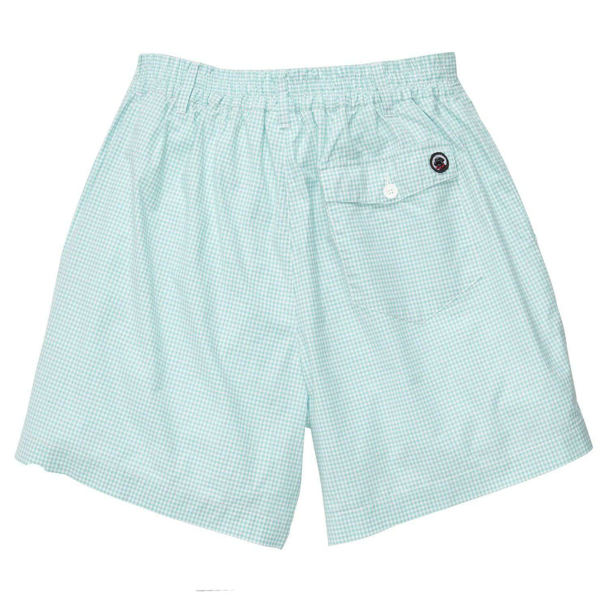 The Gingham Short in Duck Egg Green by Southern Proper - Country Club Prep