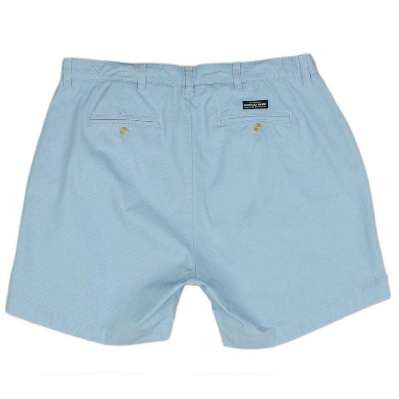 The Regatta 6" Short Flat Front in Light Blue by Southern Marsh - Country Club Prep