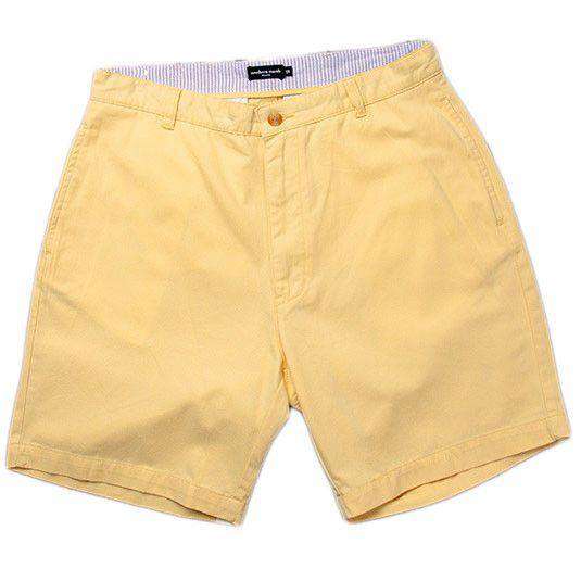 The Regatta 6" Short Flat Front in Yellow by Southern Marsh - Country Club Prep