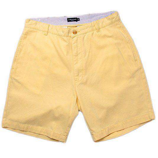 The Regatta 6" Short Flat Front in Yellow by Southern Marsh - Country Club Prep