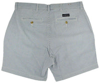 The Regatta 6" Short in Blue Seersucker by Southern Marsh - Country Club Prep