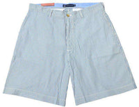 The Regatta 8" Short in Blue Seersucker by Southern Marsh - Country Club Prep