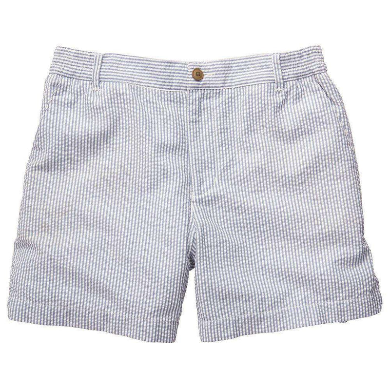 Southern Proper The Seersucker Short in Navy – Country Club Prep