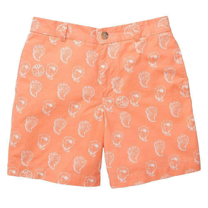 The Shucker Short in Coral by Southern Proper - Country Club Prep