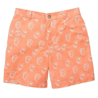 The Shucker Short in Coral by Southern Proper - Country Club Prep