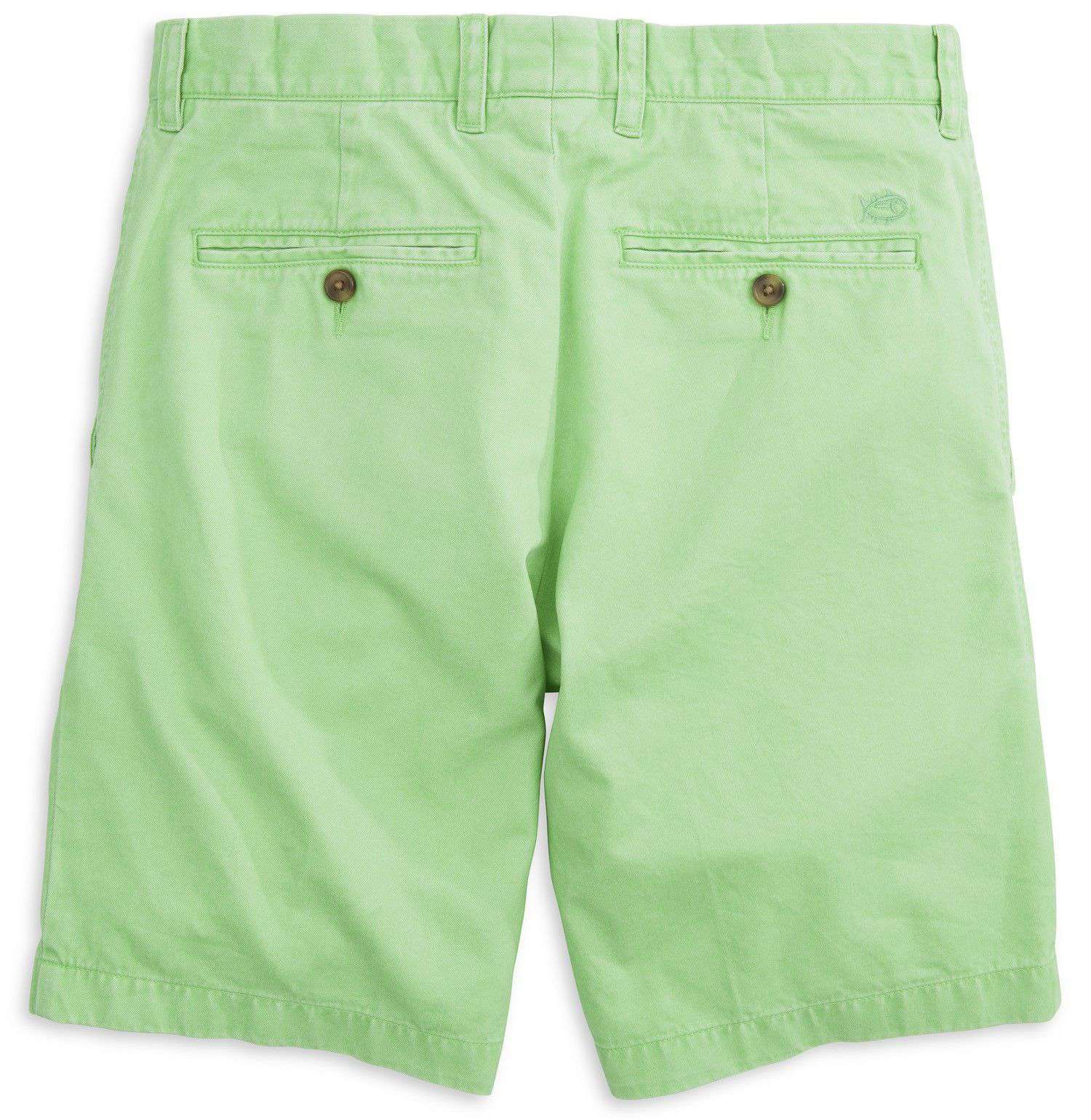 The Skipjack 9" Short in Kiwi by Southern Tide - Country Club Prep