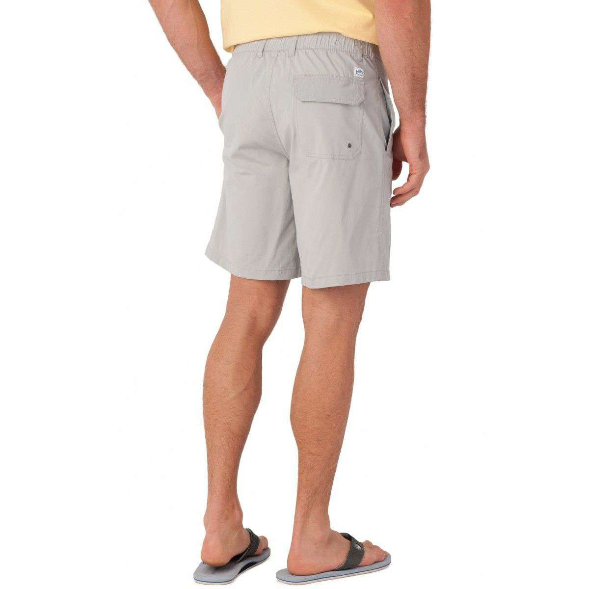 Tide to Trail Performance Shorts in Harpoon Grey by Southern Tide - Country Club Prep