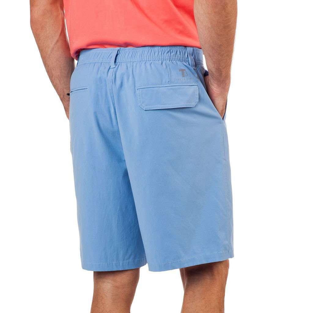 Tide to Trail Performance Shorts in Ocean Channel by Southern Tide - Country Club Prep