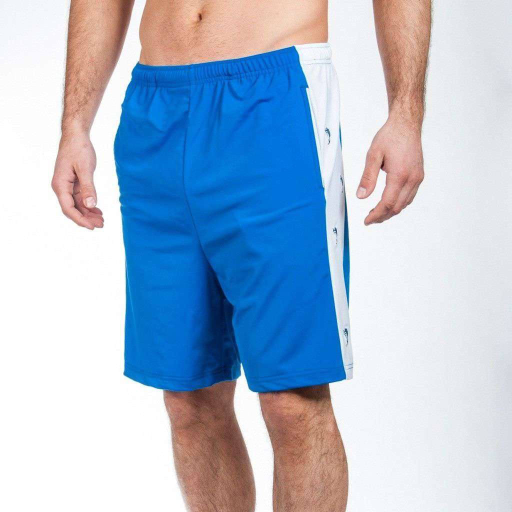 Trophy Fish Shorts in Blue by Krass & Co. - Country Club Prep