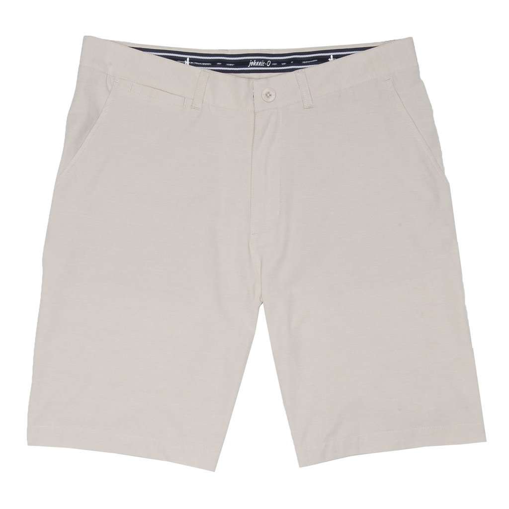 Wyatt Prep-Formance Shorts in Stone by Johnnie-O - Country Club Prep