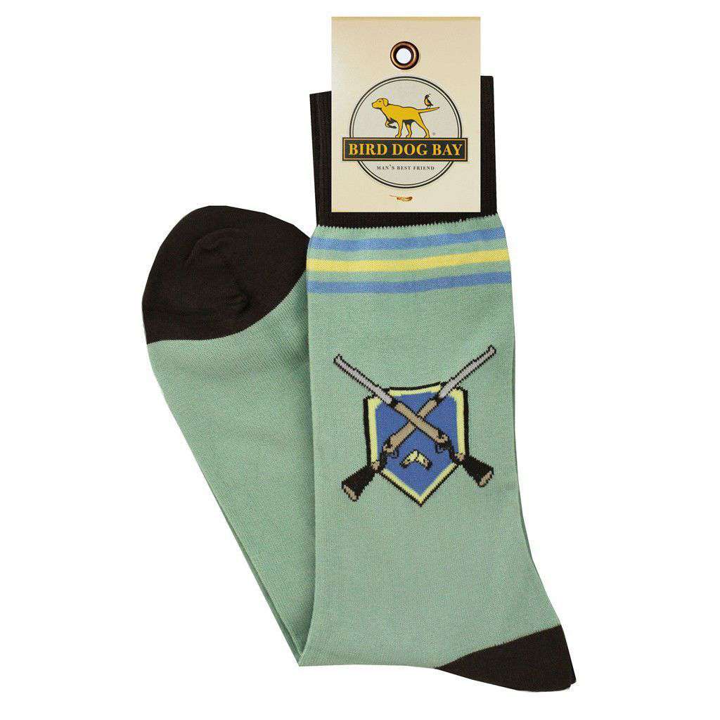 Hunt Club Socks in Mint by Bird Dog Bay - Country Club Prep