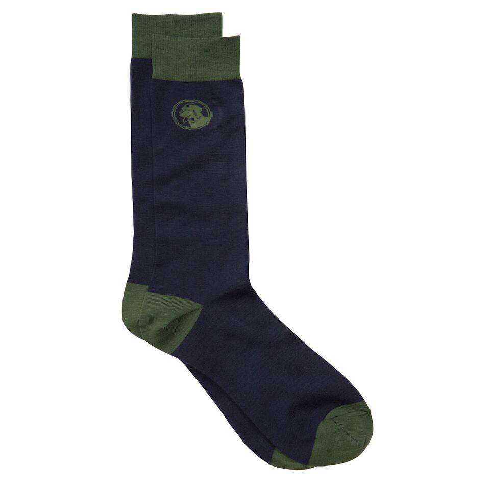 Logo Socks in Navy by Southern Proper - Country Club Prep