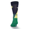 Men's Dairy Thief Crew Socks by K. Bell Socks - Country Club Prep