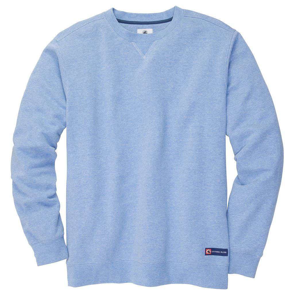 Bragg Sweatshirt in Allure Blue by Southern Proper - Country Club Prep