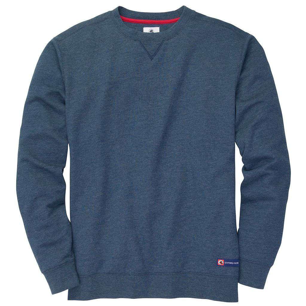 Bragg Sweatshirt in Reflecting Pond Navy by Southern Proper - Country Club Prep