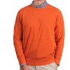 Front Nine Cotton Crew Neck Sweater in Burnt Orange by Country Club Prep - Country Club Prep